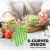 imageZulay Kitchen Potato Masher Stainless Steel  Premium Masher Hand Tool and Potato Smasher Metal Wire Utensil for Best Mash for Bean Avocado Egg Mini Mashed Potatoe Banana ampamp Other FoodLight Green