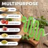 imageZulay Kitchen Potato Masher Stainless Steel  Premium Masher Hand Tool and Potato Smasher Metal Wire Utensil for Best Mash for Bean Avocado Egg Mini Mashed Potatoe Banana ampamp Other FoodLight Green