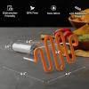 imageZulay Kitchen Potato Masher Stainless Steel  Premium Masher Hand Tool and Potato Smasher Metal Wire Utensil for Best Mash for Bean Avocado Egg Mini Mashed Potatoe Banana ampamp Other FoodOrange