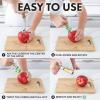 imageZulay Kitchen Premium Apple Corer Tool  Ultra Sharp Stainless Steel Serrated Blades for Easy Coring  Easy to Use ampamp Clean Durable Apple Corer Remover for Baking Apples ampamp More  Dark TealMocha