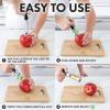imageZulay Kitchen Premium Apple Corer Tool  Ultra Sharp Stainless Steel Serrated Blades for Easy Coring  Easy to Use ampamp Clean Durable Apple Corer Remover for Baking Apples ampamp More  Dark TealDark Teal