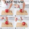 imageZulay Kitchen Premium Apple Corer Tool  Ultra Sharp Stainless Steel Serrated Blades for Easy Coring  Easy to Use ampamp Clean Durable Apple Corer Remover for Baking Apples ampamp More  Dark TealHot Pink
