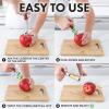imageZulay Kitchen Premium Apple Corer Tool  Ultra Sharp Stainless Steel Serrated Blades for Easy Coring  Easy to Use ampamp Clean Durable Apple Corer Remover for Baking Apples ampamp More  Dark TealElegent Red