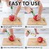 imageZulay Kitchen Premium Apple Corer Tool  Ultra Sharp Stainless Steel Serrated Blades for Easy Coring  Easy to Use ampamp Clean Durable Apple Corer Remover for Baking Apples ampamp More  Dark TealHappy Green