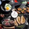 imageZulay Kitchen Stainless Steel 13quot Soup Ladle  Comfort Grid Steel Ladle with Long Handle and Ample Bowl Capacity Perfect for Stirring Serving Soups and More  HeavyDuty Metal LadleFish Turner