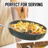 imageZulay Kitchen Stainless Steel 13quot Soup Ladle  Comfort Grid Steel Ladle with Long Handle and Ample Bowl Capacity Perfect for Stirring Serving Soups and More  HeavyDuty Metal LadleSlotted Spoon