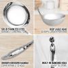 imageZulay Kitchen Stainless Steel 13quot Soup Ladle  Comfort Grid Steel Ladle with Long Handle and Ample Bowl Capacity Perfect for Stirring Serving Soups and More  HeavyDuty Metal LadleSoup Ladle