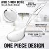 imageZulay Kitchen Stainless Steel 13quot Soup Ladle  Comfort Grid Steel Ladle with Long Handle and Ample Bowl Capacity Perfect for Stirring Serving Soups and More  HeavyDuty Metal LadleCooking Spoon