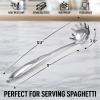 imageZulay Kitchen Stainless Steel 13quot Soup Ladle  Comfort Grid Steel Ladle with Long Handle and Ample Bowl Capacity Perfect for Stirring Serving Soups and More  HeavyDuty Metal LadlePasta Server