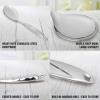imageZulay Kitchen Stainless Steel 13quot Soup Ladle  Comfort Grid Steel Ladle with Long Handle and Ample Bowl Capacity Perfect for Stirring Serving Soups and More  HeavyDuty Metal LadleCooking Spoon