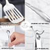 imageZulay Kitchen Stainless Steel 13quot Soup Ladle  Comfort Grid Steel Ladle with Long Handle and Ample Bowl Capacity Perfect for Stirring Serving Soups and More  HeavyDuty Metal LadleSlotted Turner
