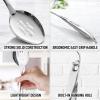 imageZulay Kitchen Stainless Steel 13quot Soup Ladle  Comfort Grid Steel Ladle with Long Handle and Ample Bowl Capacity Perfect for Stirring Serving Soups and More  HeavyDuty Metal LadleSlotted Spoon