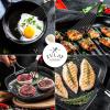 imageZulay Kitchen Stainless Steel 13quot Soup Ladle  Comfort Grid Steel Ladle with Long Handle and Ample Bowl Capacity Perfect for Stirring Serving Soups and More  HeavyDuty Metal LadleNonStick Fish Turner