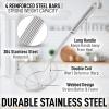 imageZulay Kitchen Stainless Steel 13quot Soup Ladle  Comfort Grid Steel Ladle with Long Handle and Ample Bowl Capacity Perfect for Stirring Serving Soups and More  HeavyDuty Metal LadleSpider Strainer