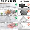 imageZulay Kitchen Stainless Steel 13quot Soup Ladle  Comfort Grid Steel Ladle with Long Handle and Ample Bowl Capacity Perfect for Stirring Serving Soups and More  HeavyDuty Metal LadleSpider Strainer