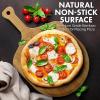 imageZulay Medium 12quot Authentic Bamboo Pizza Peel Wood  Natural Bamboo Pizza Paddle With Easy Glide Edges ampamp Handle For Baking  Medium Wood Pizza Peel For Transferring ampamp ServingLarge