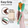imageZulay 12 Inch Stainless Steel Tongs For Cooking  Scallop Head Edge Kitchen Tongs  Easy Grip BBQ Grill Tongs With Lock Mechanism  Heavy Duty Metal Tongs For Barbecue Cooking Frying and MoreRose Gold  Mint