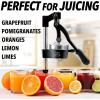 imageZulay CastIron Orange Juice Squeezer Professional Citrus Juicer with Pineapple Cutter and Corer with Triple Reinforced Stainless Steel  EasytoUse Pineapple Corer with Thicker Blade
