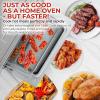 imageZulay Kitchen Large Countertop Air Fryer  Stainless Steel Vegetable Toaster