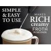 imageZulay Kitchen Magia Manual Espresso Machine with Grinder and Extra Large 2L Removable Water Tank and Executive Milk Frother with Stand