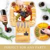imageZulay Kitchen Premium Bamboo Cheese Board Set  Extra Thick Bamboo Charcuterie Board Set with 4 Piece Knife Set  Wooden Cheese Board is Perfect for Charcuterie Wine and Cheese Party SetIcon Set