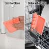 imageZulay Kitchen Silicone Utensil Rest with Drip Pad for Multiple Utensils  BPAFree HeatResistant Spoon Rest ampamp Spoon Holder for Stove Top  Kitchen Utensil Holder for Ladles ampamp Tongs  SerenityPeach