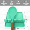 imageZulay Kitchen Silicone Utensil Rest with Drip Pad for Multiple Utensils  BPAFree HeatResistant Spoon Rest ampamp Spoon Holder for Stove Top  Kitchen Utensil Holder for Ladles ampamp Tongs  SerenityCarnival Grass