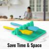 imageZulay Kitchen Silicone Utensil Rest with Drip Pad for Multiple Utensils  BPAFree HeatResistant Spoon Rest ampamp Spoon Holder for Stove Top  Kitchen Utensil Holder for Ladles ampamp Tongs  SerenityCarnival Grass