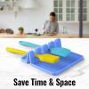 imageZulay Kitchen Silicone Utensil Rest with Drip Pad for Multiple Utensils  BPAFree HeatResistant Spoon Rest ampamp Spoon Holder for Stove Top  Kitchen Utensil Holder for Ladles ampamp Tongs  SerenitySerenity