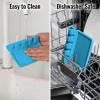 imageZulay Kitchen Silicone Utensil Rest with Drip Pad for Multiple Utensils  BPAFree HeatResistant Spoon Rest ampamp Spoon Holder for Stove Top  Kitchen Utensil Holder for Ladles ampamp Tongs  SerenityBlue