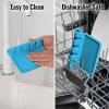 imageZulay Kitchen Silicone Utensil Rest with Drip Pad for Multiple Utensils  BPAFree HeatResistant Spoon Rest ampamp Spoon Holder for Stove Top  Kitchen Utensil Holder for Ladles ampamp Tongs  SerenityBlue