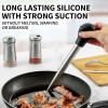 imageZulay Kitchen Stainless Steel Turkey Baster for Cooking  Food Grade Metal Turkey Baster Syringe ampamp Silicone Suction Bulb  Turkey Baster Large Size  Includes 2 Detachable Needles and Cleaning BrushStainless Steel