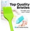 imageZulay Pastry Brush  Basting Brush For Cooking Silicone Brush For Food With Soft Flexible Bristles  Easy To Clean Butter ampamp Oil Brush  Set Of 4