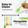 imageZulay Pastry Brush  Basting Brush For Cooking Silicone Brush For Food With Soft Flexible Bristles  Easy To Clean Butter ampamp Oil Brush  Set Of 4