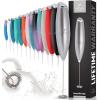 imageZulay Powerful Silver Milk Frother for Coffee with Upgraded Titanium Motor  Handheld Frother Electric Whisk Mini Mixer with Silver Original Heavy Duty Frother Stand Ideal For Handheld Frothers
