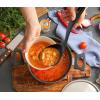 imageZulay Soup Ladle Spoon with Comfortable Grip  Cooking and Serving Spoon for Soup Chili Gravy Salad Dressing ampamp Pancake Batter  Large Nylon Scoop ampamp Ladle Spoon Great for Canning and PouringOriginal Black
