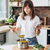 imageZulay Soup Ladle Spoon with Comfortable Grip  Cooking and Serving Spoon for Soup Chili Gravy Salad Dressing ampamp Pancake Batter  Large Nylon Scoop ampamp Ladle Spoon Great for Canning and PouringOlive Green