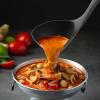 imageZulay Soup Ladle Spoon with Comfortable Grip  Cooking and Serving Spoon for Soup Chili Gravy Salad Dressing ampamp Pancake Batter  Large Nylon Scoop ampamp Ladle Spoon Great for Canning and PouringOriginal Black