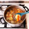 imageZulay Soup Ladle Spoon with Comfortable Grip  Cooking and Serving Spoon for Soup Chili Gravy Salad Dressing ampamp Pancake Batter  Large Nylon Scoop ampamp Ladle Spoon Great for Canning and PouringSky Blue