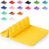 imageZulay Kitchen Silicone Utensil Rest with Drip Pad for Multiple Utensils  BPAFree HeatResistant Spoon Rest ampamp Spoon Holder for Stove Top  Kitchen Utensil Holder for Ladles ampamp Tongs  SerenityLemon Yellow