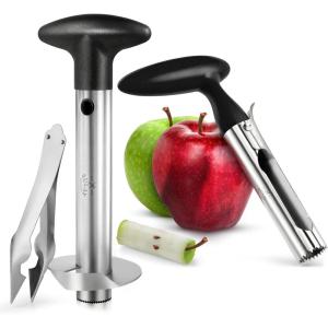 imageZulay Pineapple Cutter and Corer with Triple Reinforced Stainless Steel and Premium Apple Corer Tool  Ultra Sharp Stainless Steel Serrated Blades for Easy Coring
