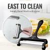 imageZulay Cheese Slicer With Adjustable Thickness  Wire Cheese Slicer For Mozzarella Cheese Cheddar Cheese Gouda Cheese  Cheese Slicers For Block Cheese Heavy Duty With 2 Extra Wires CopperMatte Black