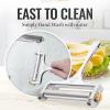 imageZulay Cheese Slicer With Adjustable Thickness  Wire Cheese Slicer For Mozzarella Cheese Cheddar Cheese Gouda Cheese  Cheese Slicers For Block Cheese Heavy Duty With 2 Extra Wires CopperSilver