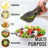 imageZulay Metal 2In1 Lemon Squeezer Manual  Sturdy Max Extraction Hand Juicer Lemon Squeezer Gets Every Last Drop  Easy to Clean Manual Citrus Juicer  EasytoUse Lemon Juicer Squeezer  YellowRedGray and Lime Punch