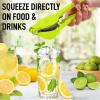 imageZulay Metal 2In1 Lemon Squeezer Manual  Sturdy Max Extraction Hand Juicer Lemon Squeezer Gets Every Last Drop  Easy to Clean Manual Citrus Juicer  EasytoUse Lemon Juicer Squeezer  YellowRedVibrant Green  Gray
