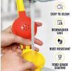 imageZulay Metal 2In1 Lemon Squeezer Manual  Sturdy Max Extraction Hand Juicer Lemon Squeezer Gets Every Last Drop  Easy to Clean Manual Citrus Juicer  EasytoUse Lemon Juicer Squeezer  YellowRedYellow and Red