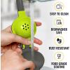 imageZulay Metal 2In1 Lemon Squeezer Manual  Sturdy Max Extraction Hand Juicer Lemon Squeezer Gets Every Last Drop  Easy to Clean Manual Citrus Juicer  EasytoUse Lemon Juicer Squeezer  YellowRedGray and Lime Punch