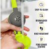 imageZulay Metal 2In1 Lemon Squeezer Manual  Sturdy Max Extraction Hand Juicer Lemon Squeezer Gets Every Last Drop  Easy to Clean Manual Citrus Juicer  EasytoUse Lemon Juicer Squeezer  YellowRedVibrant Green  Gray