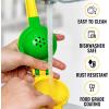 imageZulay Metal 2In1 Lemon Squeezer Manual  Sturdy Max Extraction Hand Juicer Lemon Squeezer Gets Every Last Drop  Easy to Clean Manual Citrus Juicer  EasytoUse Lemon Juicer Squeezer  YellowRedClassic Yellow and Green