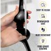 imageZulay Premium Quality Metal Lemon Squeezer Citrus Juicer Manual Press for Extracting the Most Juice Possible  PurpleBlack